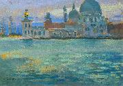 Jan Stanislawski Santa Maria della Salute. oil on canvas